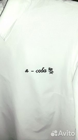 Блузка белая