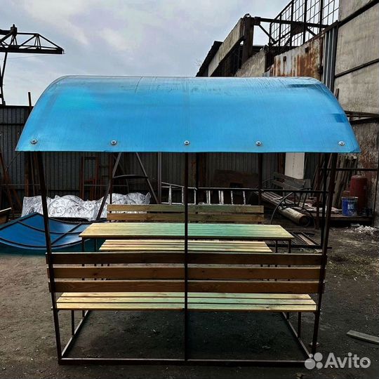 Беседка из поликарбоната
