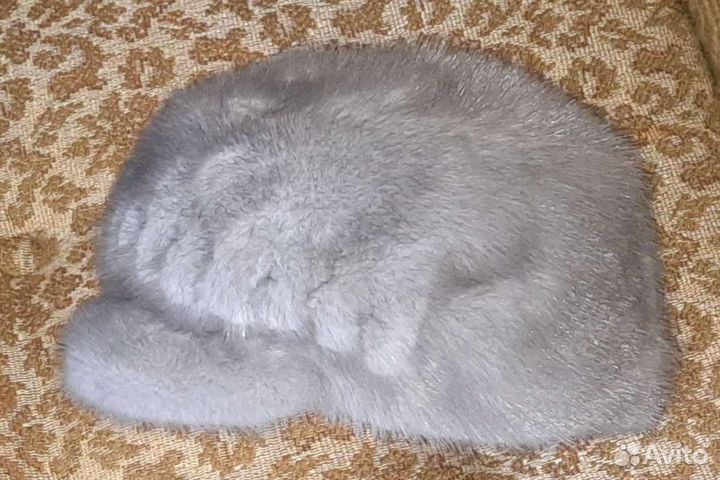 Шапка норковая женская