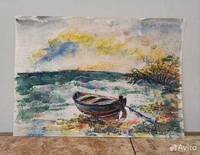 Картины акварель,пейзажи