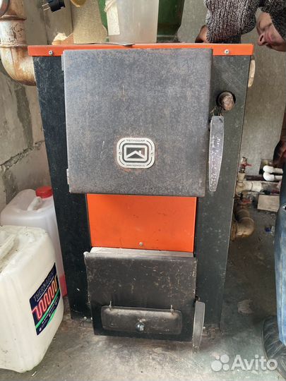 Твердотопливный котел длительного горения бу