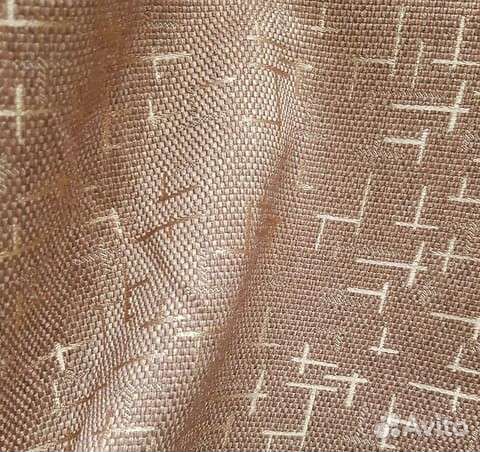 Шторы готовые, рогожка штрих