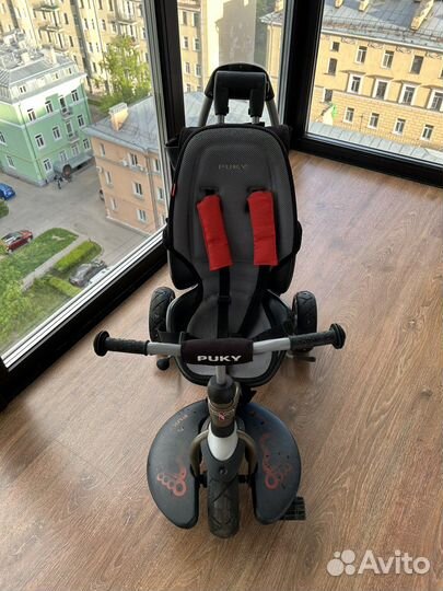 Велосипед с ручкой puky