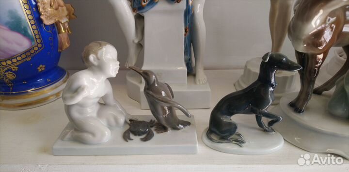 Старинная статуэтка фарфор Розенталь