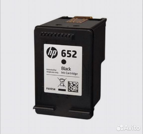 Картридж струйный HP 652 F6V25AE чер