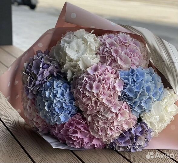 Гортензия цветы букеты доставка