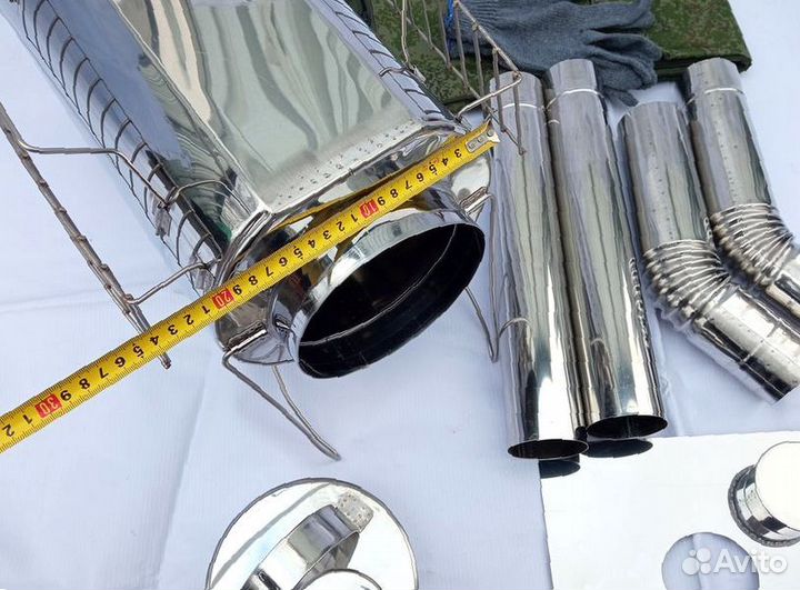 Печь для палатки Кабанчик на 15 литров с решетками