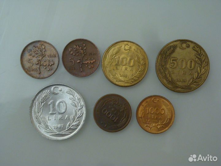 Монеты Турции