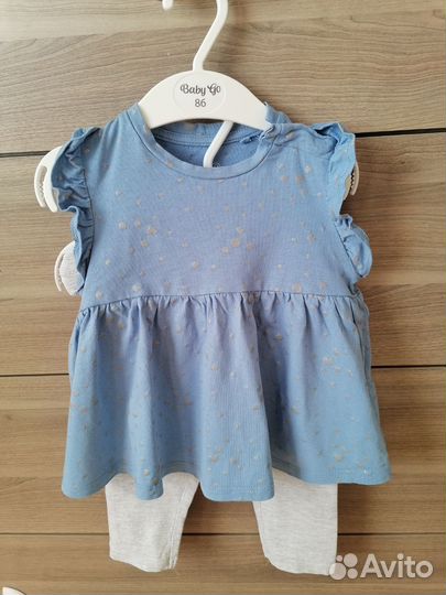 Рубашка zara для девочки 86
