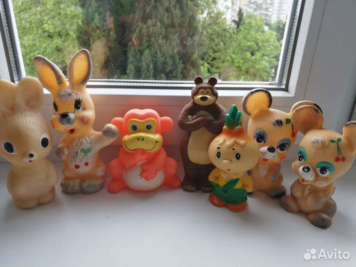 Резиновые игрушки СССР