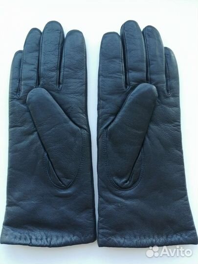 Перчатки женские кожаные 2 пары