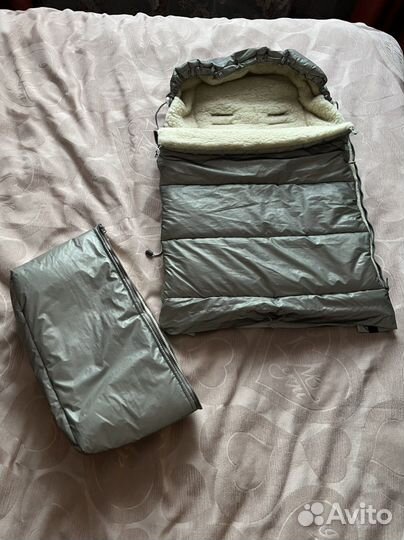 Зимний конверт в коляску