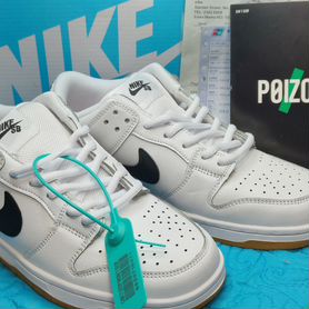 Nike SB dunk low white gum premium