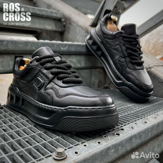 Кеды мужские кожаные