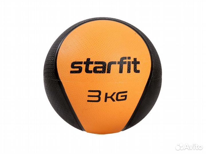 Медбол 3 кг высокой плотности Starfit