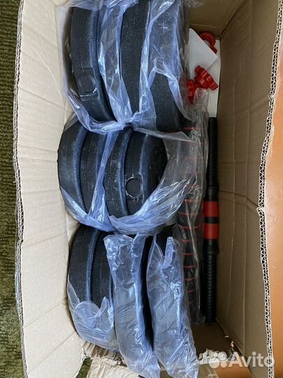 Гантели-штанга трансформер