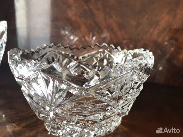 Конфетница СССР хрусталь