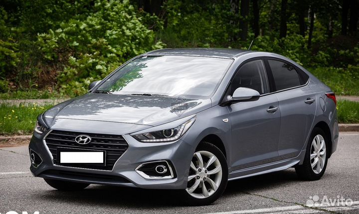 Накладки порогов BS до брызговиков Hyundai Solaris