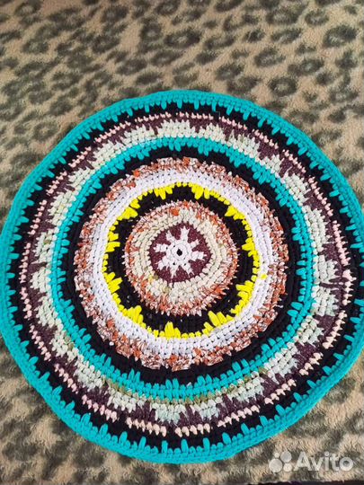 Коврики вязаные крючком