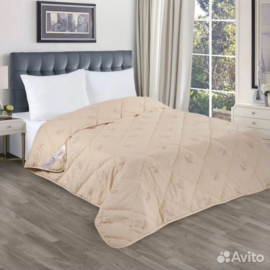 Одеяло Верблюжья шерсть Евро 200х220 легкое