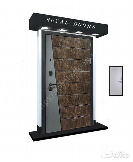 Входная металлическая дверь мдф