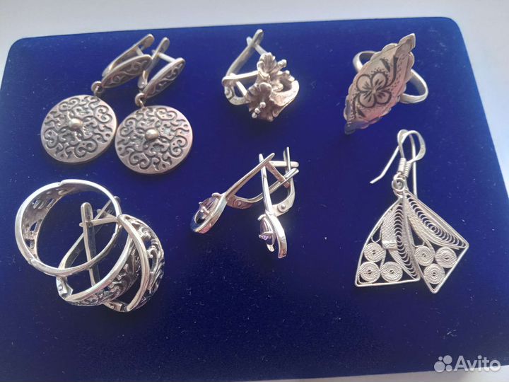 Серебряные украшения винтаж и современные