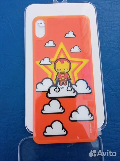 Накладка на заднюю панель и защитное стекло XS MAX