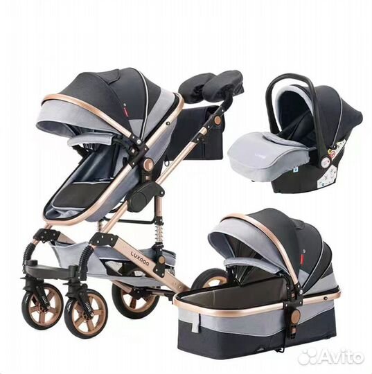 Коляска-трансформер 3 в 1 Luxmom 510