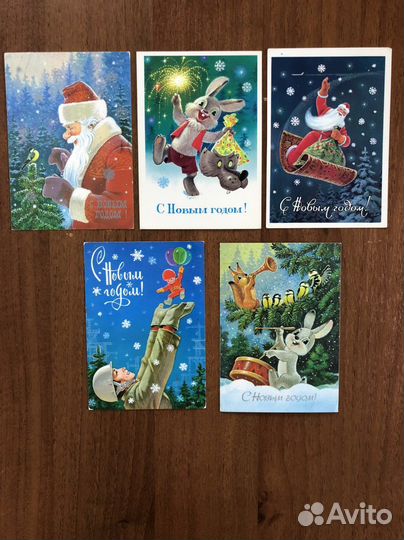 Зарубин, открытки - 9 штук