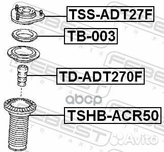 Опора переднего амортизатора TSS-ADT27F Febest