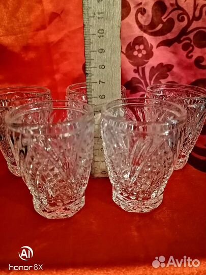 Хрустальные рюмки на ножке СССР