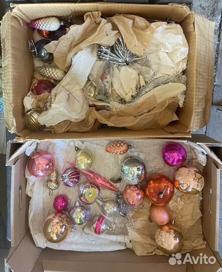 Новогодние игрушки СССР советские