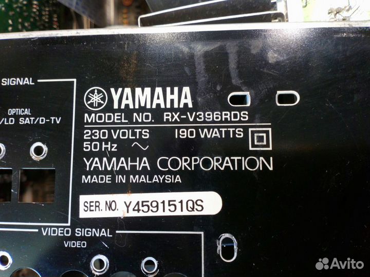 Ресивер yamaha RX-V396RDS б/у