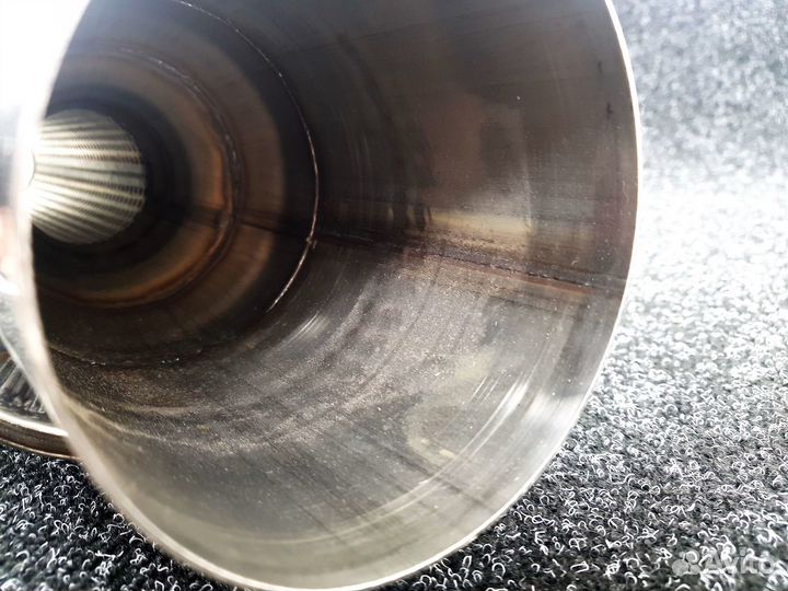 Бочка HKS Chrome style 51мм - Универсальный глушит