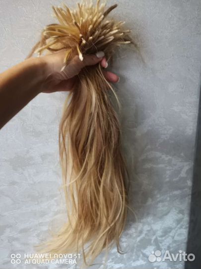 Волосы для наращивания натуральные бу