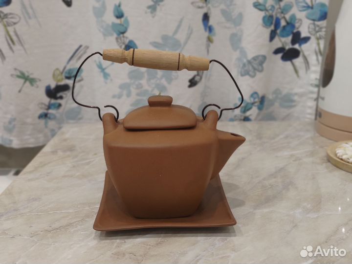Глиняный заварочный чайник