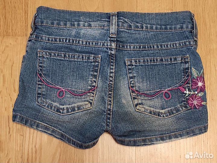 Джинсовые шорты 34/140 Gloria Jean's