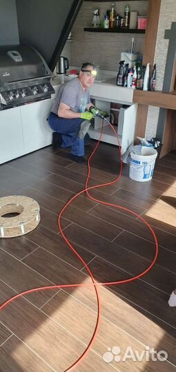 Прочистка канализации, устранение засоров