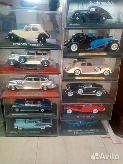 Коллекция ретро моделей 1/43