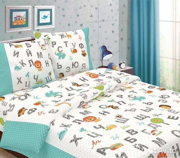 Комплект постельного белья новый, 1.5-спальный