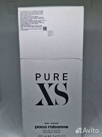 Paco rabanne Pure XS for Him, Туалетная вода, спре