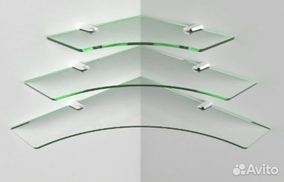 Стеклянная полочка на заказ