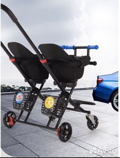 Коляска для двойни для погодок