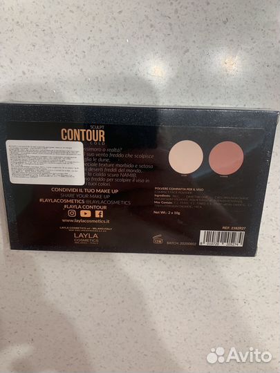 Layla, Countour, Light Cold, Палитра контуринга