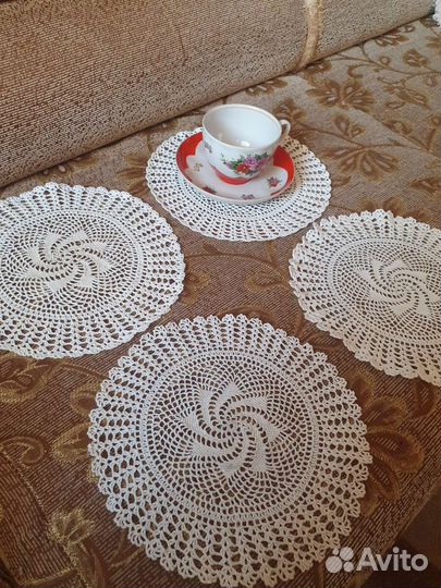 Салфетки вязаные крючком