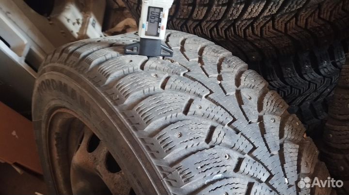 215/55 R16 Nordman Nordman 4 Зима Штампованные R16 pсd:4x108 ет:32 DIA:65.1