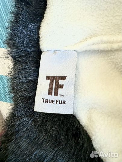 Шапка меховая зимняя панда 3-8 лет