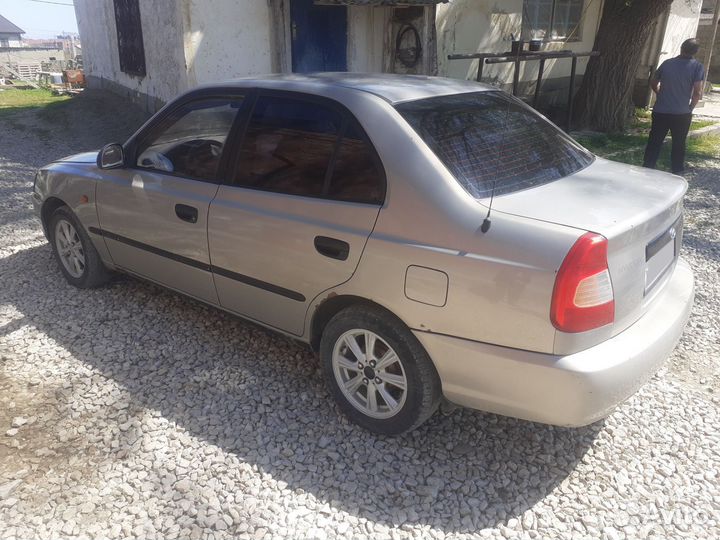 Hyundai Accent 1.5 МТ, 2008, битый, 229 680 км
