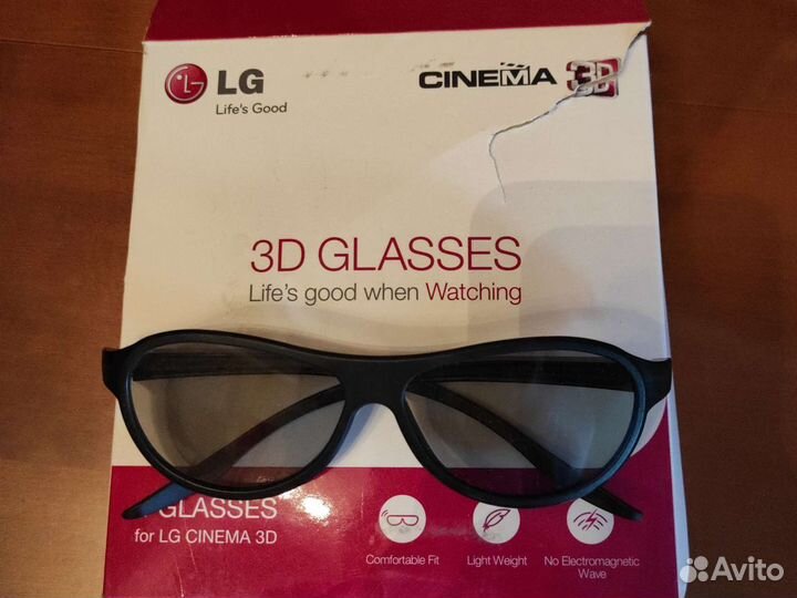 Очки LG 3 д к телевизору