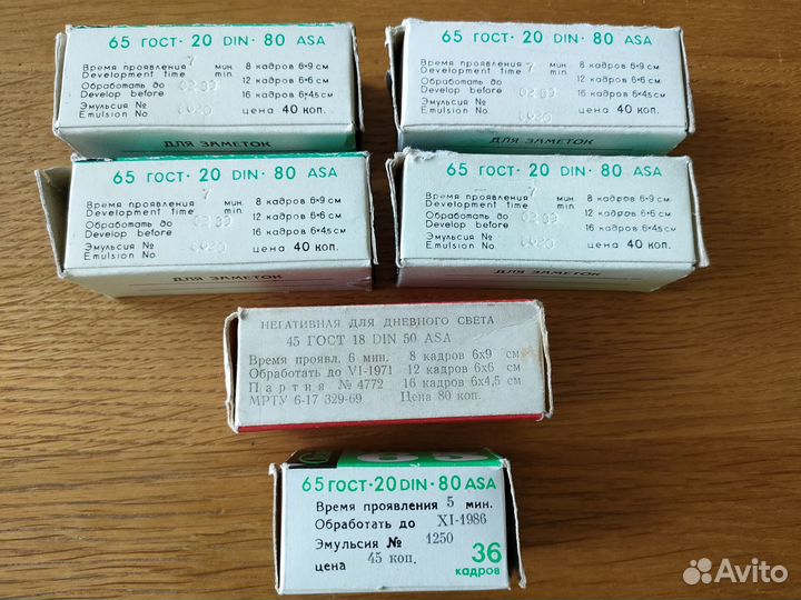 Фотопленка СССР